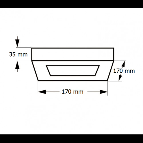 LED panel N/Z KNS5-12W 6500K