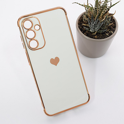 Maska Heart Frame za Samsung A17 5G/ A175F bela