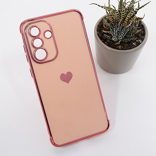Maska Heart Frame za Samsung A36 5G/ A366B/ A56 5G/ A566B roze
