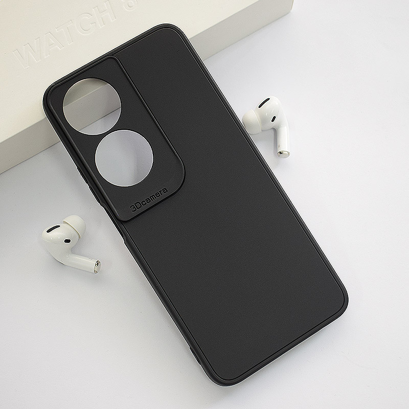 Maska 3D Camera za Honor X7b crna