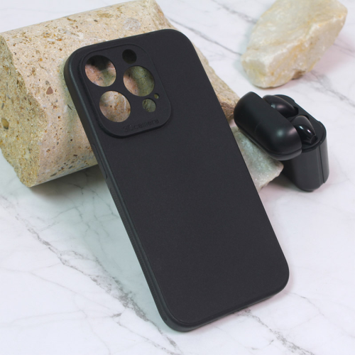 Maska 3D Camera za iPhone 15 Pro crna