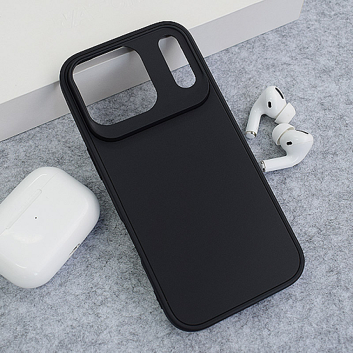 Maska 3D Camera za iPhone 17 Pro Max crna