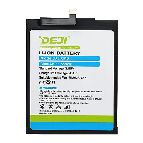 Baterija Deji za Xiaomi Redmi 6/ 6A/ BN37 (3000 mAh)
