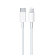 Kabel PD Type-C na iPhone Lightning 20W beli 2m