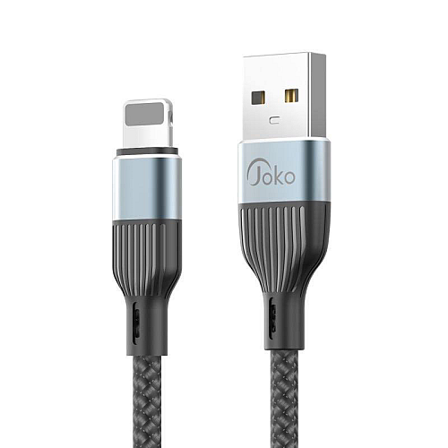 Kabel Konfulon Joko DL40 3A USB na iPhone Lightning sivi 1m