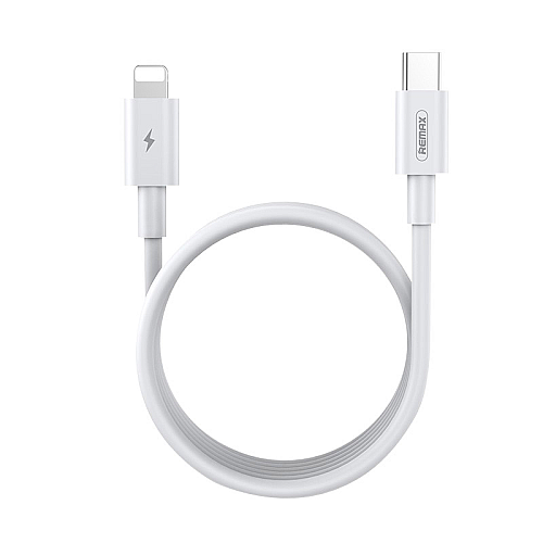 Kabel Remax RC-175i PD 20W iPhone Type-C na iPhone Lightning beli 1m