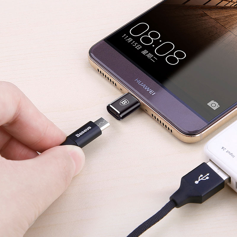 Adapter Baseus Type-C muški na Micro USB ženski