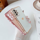 Maska Heart Frame za Samsung A16 5G/ A166B roze