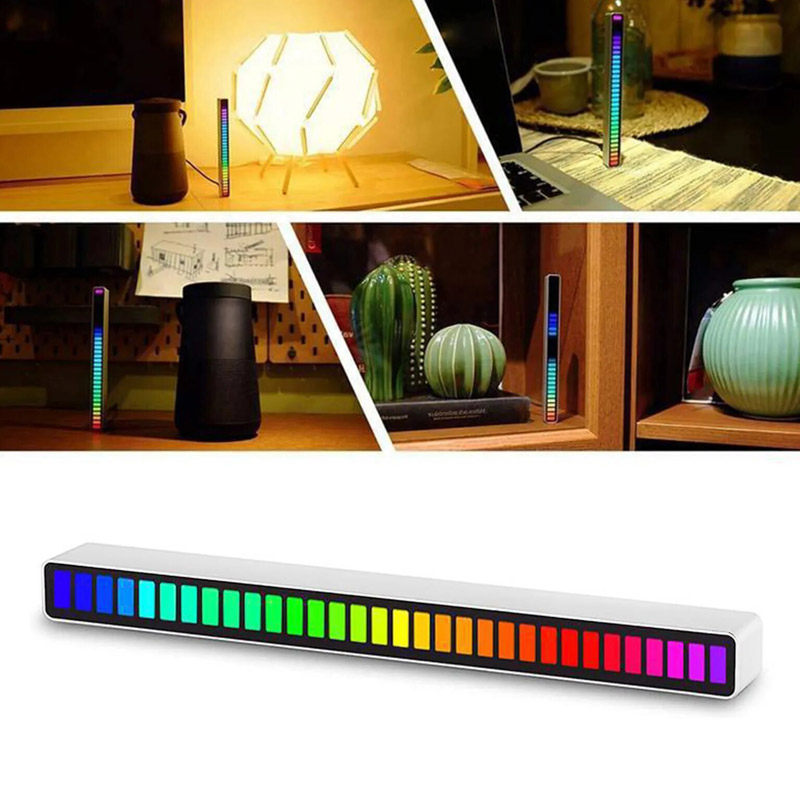 LED Lampa 182mm/ 32 boje Type-C bela