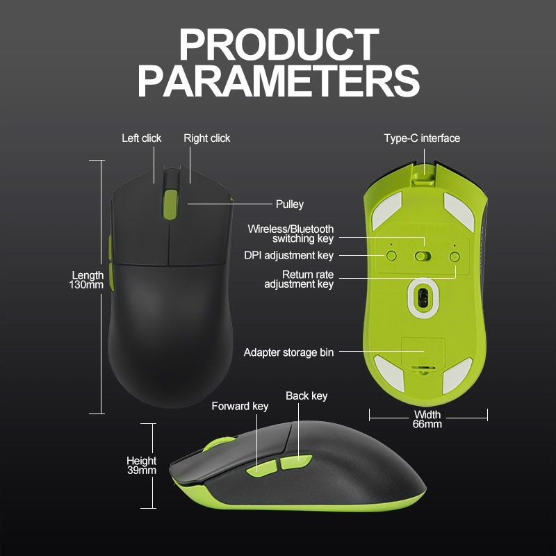 Miš Wireless Zifriend M6 crni
