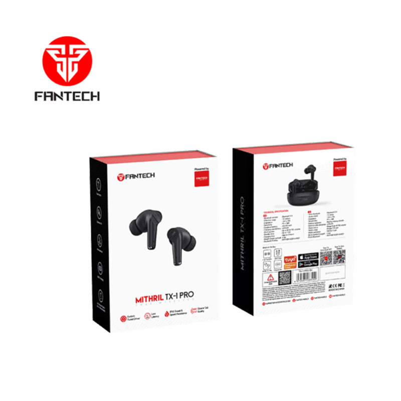 Bluetooth slušalice Fantech TX-1 PRO Mithril crne