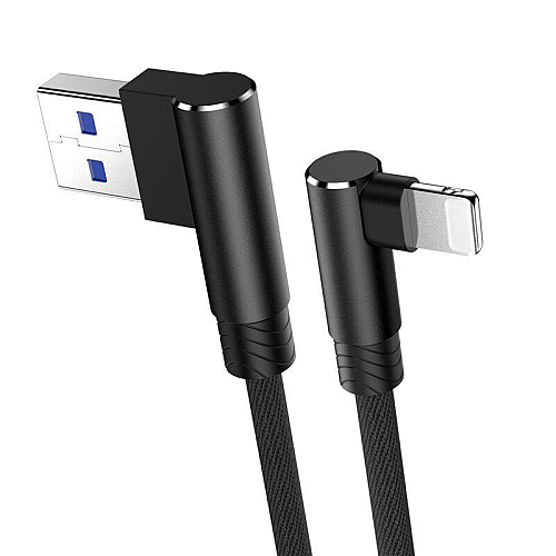 Kabel USB na Lightning Elbow crni 1m