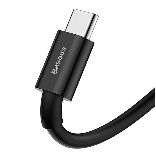 Kabel Baseus Superior Series Fast Charging na Type-C USB 66W crni 1m