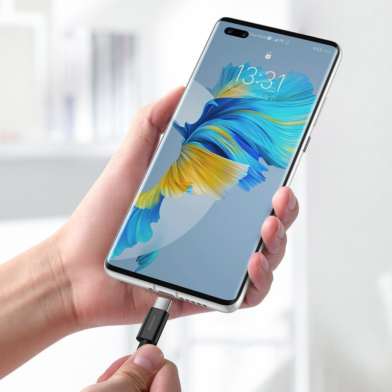 Kabel Baseus Superior Series Fast Charging na Type-C USB 66W crni 1m