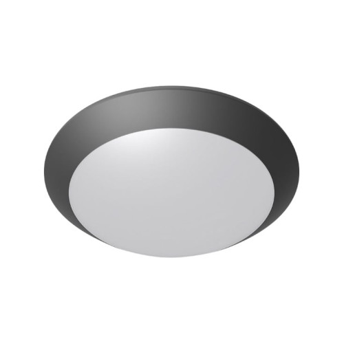 Braytron tamno siva plafonjera 1xE27 sa senzorom BG37-30712