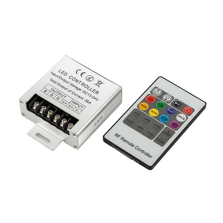Kontroler za RGB LED trake sa daljinskim upr. 432W KON-RGB/20