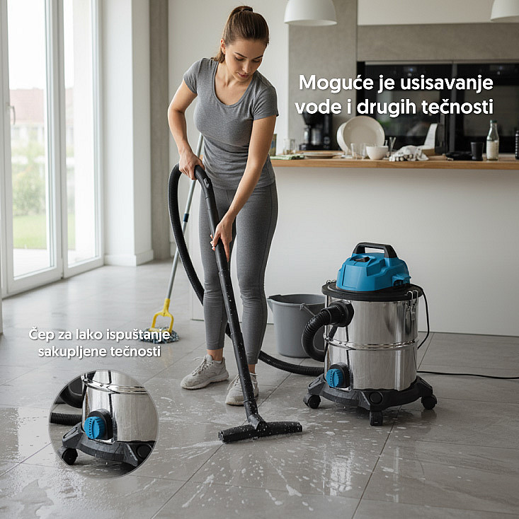 Usisivač za suvo i mokro usisavanje 20l 1400W USM3214-20