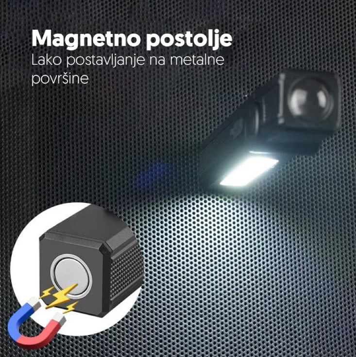 Punjiva LED baterijska lampa 3W P50 LED PL6704