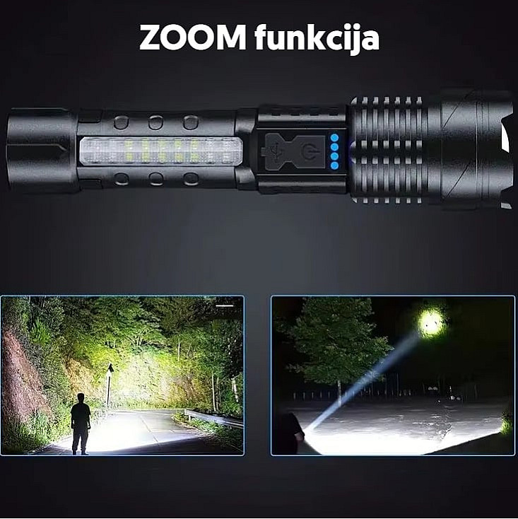 Ručna LED lampa, WHITE LASER LED 800mAh PL4005