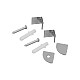 Set aluminijumski profil za LED trake 1m 15.8x15.8 LPR-601/1-SET