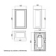 Zidna LED lampa 12W 4000K IP54