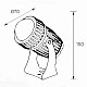 Zidna LED lampa 9W 4000K IP66