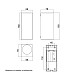 Zidna lampa 2xGU10 IP65 crna