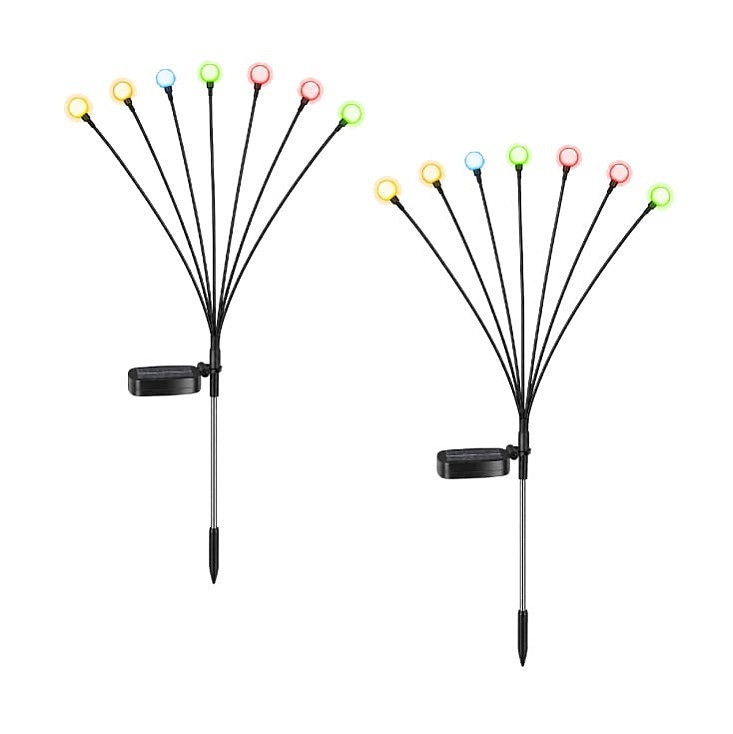 Solarna RGB baštenska lampa - 2 kom. 8 LED 13489-11426