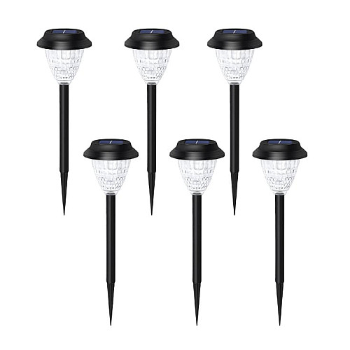 Solarna RGB+toplo bela baštenska lampa - 6 kom. 16834-11834