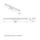 Zidna LED lampa 6W sa senzorom 4000K crna VESTA688C