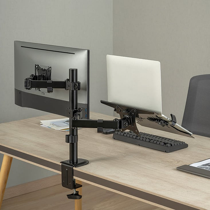Stoni nosač monitora + laptop nosač 17" do 32" 9kg