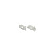 Set aluminijumski profil za LED trake 2m 17.5x7 mm crni