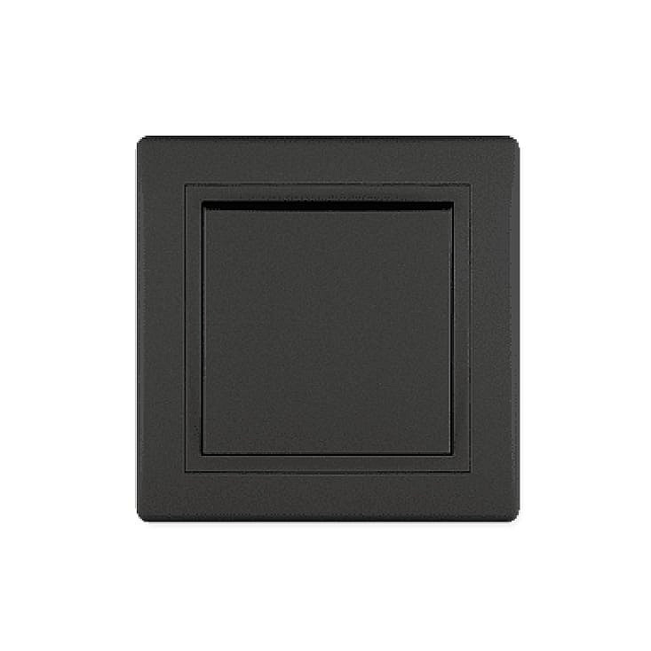 Sklopka jednopolna 10A 250V crna soft
