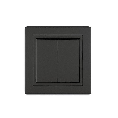 Sklopka serijska 10A 250V crna soft