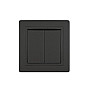 Sklopka serijska 10A 250V crna soft