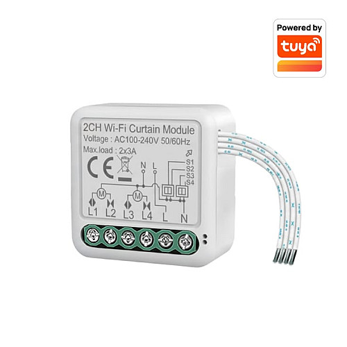 Wi-Fi smart modul za roletne 2x3A WFM-RL02