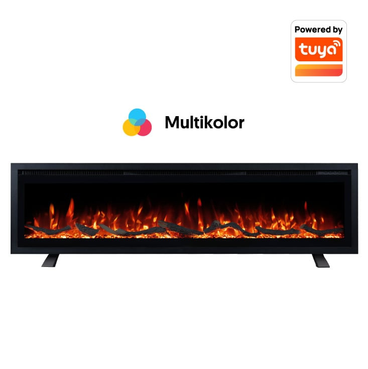 Prosto smart elekt. 60" 3u1 multikolor kamin 1800W EK60M15/WF