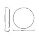 Osram LED plafonjera 18W 4000K IP20 zlatna