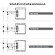 Wi-Fi smart dimer-modul, 150W WFM-DM01