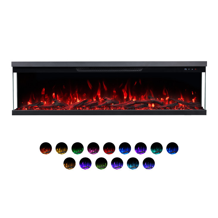 Prosto smart elekt. panorama 50" 3u1 kamin 1800W EK50P15/WF