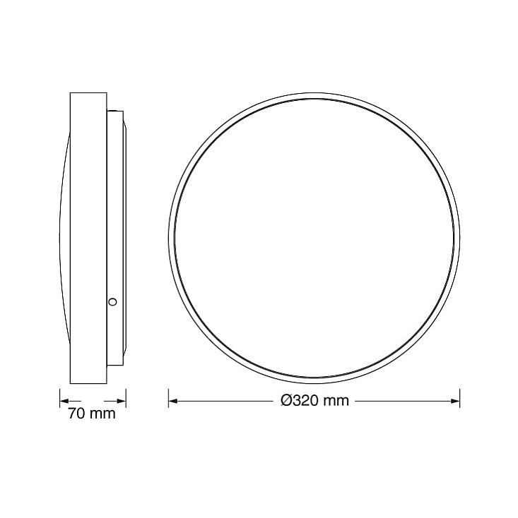 Osram LUXO LED plafonjera 18W 4000K IP20 4099854651632E