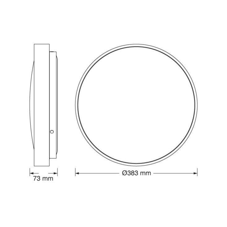 Osram LUXO zlatna LED plafonjera 24W 6500K IP20 4099854653360E
