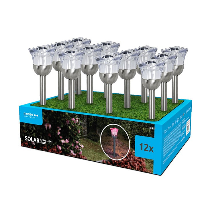 Solarna RGB baštenska lampa GS015 ML-GS015