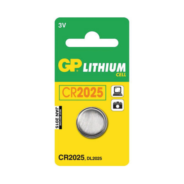 GP dugmasta baterija CR2025 GP-CR2025