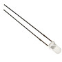 LED dioda transpar. bela 3 mm ML37W13H-CEC