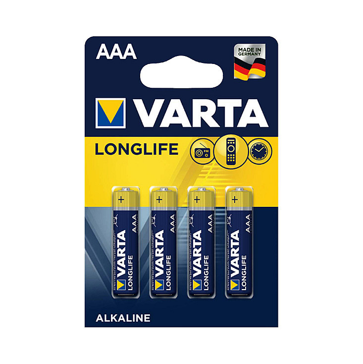 Varta alkalne mangan baterije AAA VAR-LR03/4BL