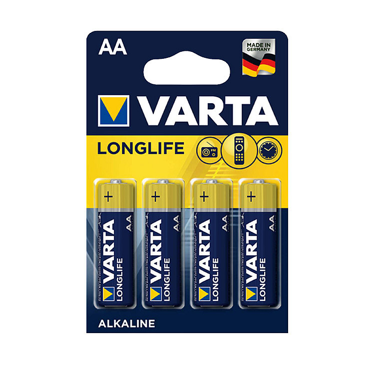 Varta alkalne mangan baterije AA VAR-LR06/BP4