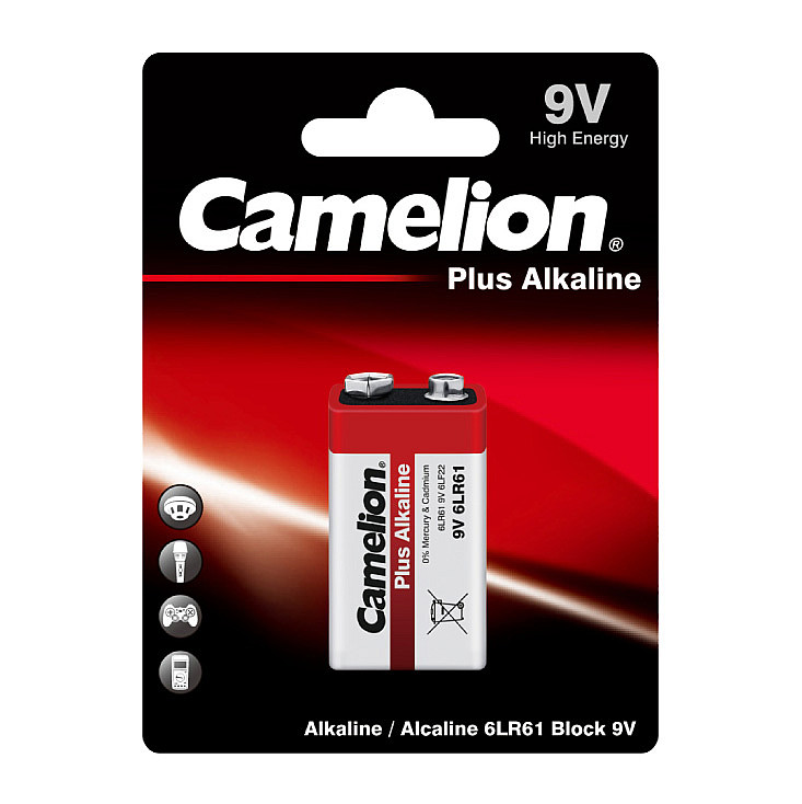 Camelion alkalna baterija 9V CAM-6LR61/BP1
