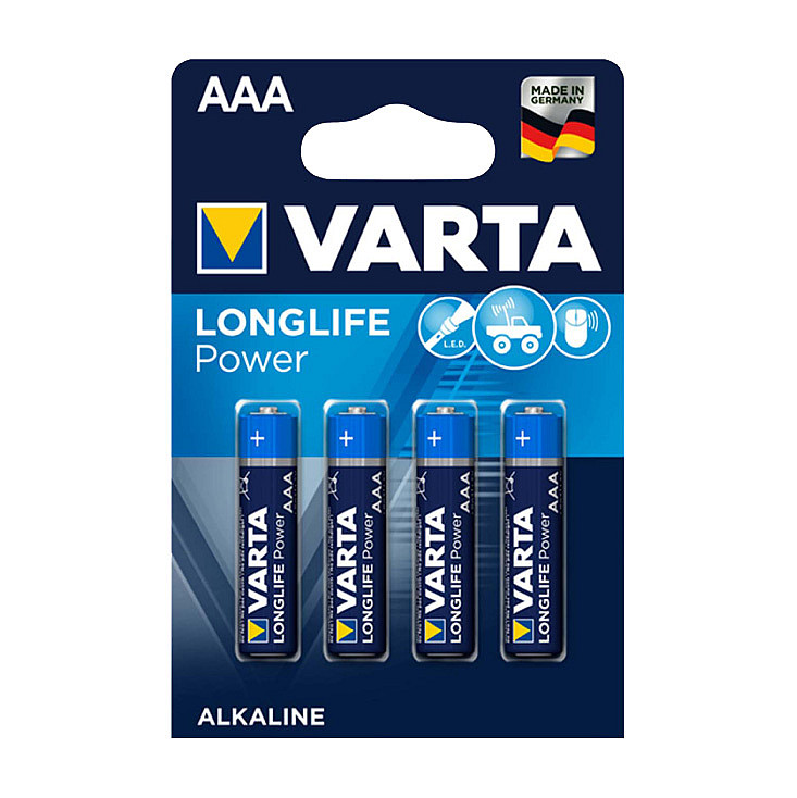 Varta alkalne mangan baterije AAA VAR-HE-LR03/BL4
