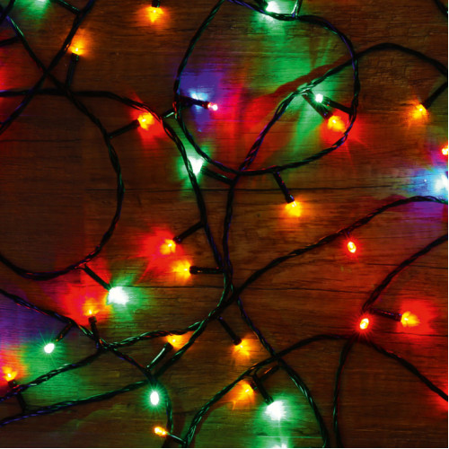 Lampice za jelku sa 100 višebojnih LED dioda KII100/M